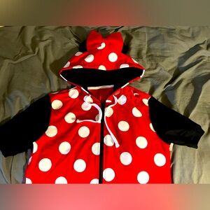 Disney Parks Minnie Mouse hooded one piece size xs